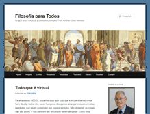 Tablet Screenshot of filosofiaparatodos.com.br